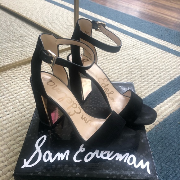 sam edelman heels with ankle strap